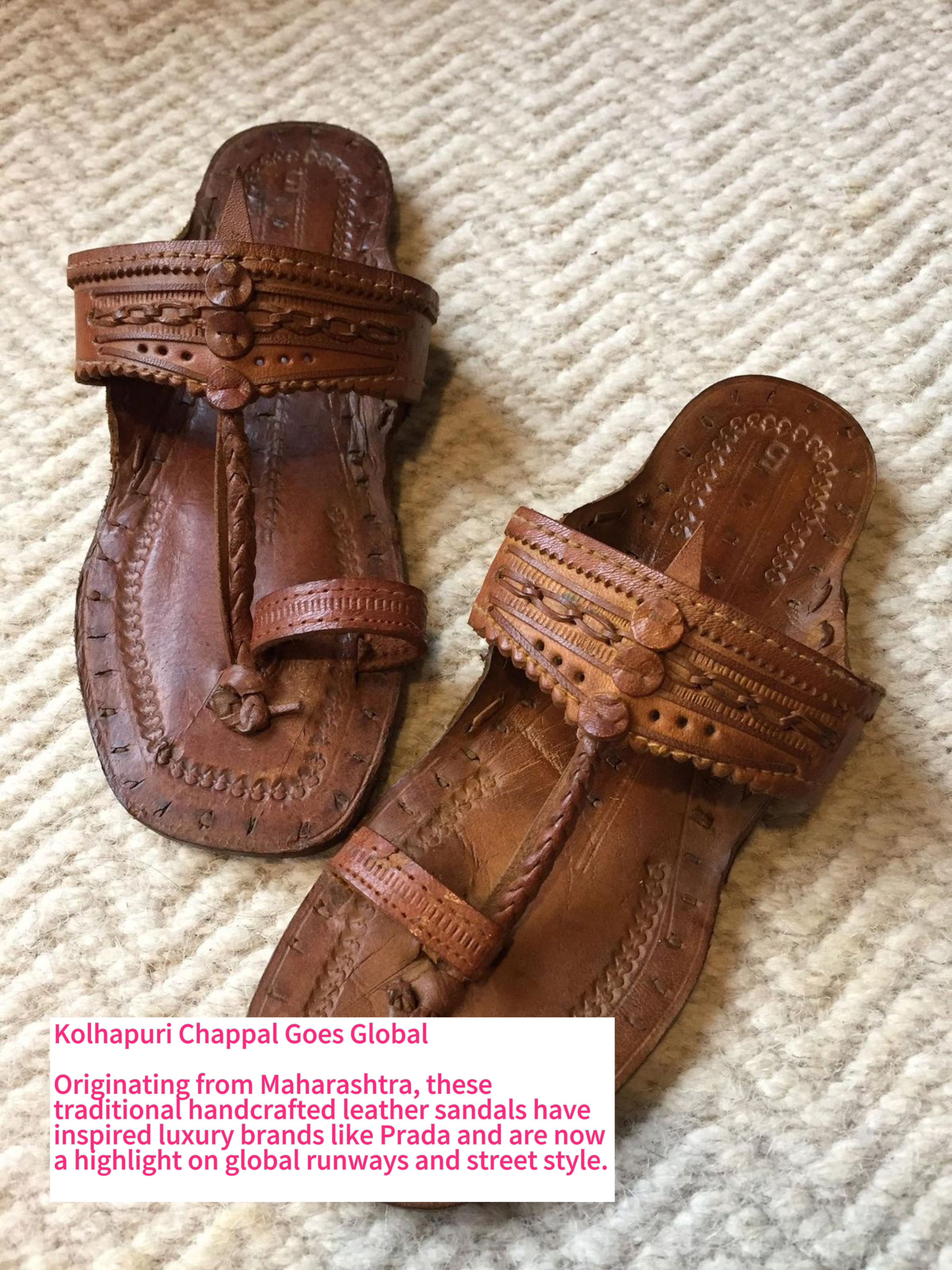 Kolhapuri Chappal Goes Global